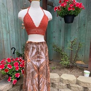 Boho Bundle Skirt & Crochet top
